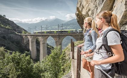 Wanderung auf der Lötschberger-Südrampe