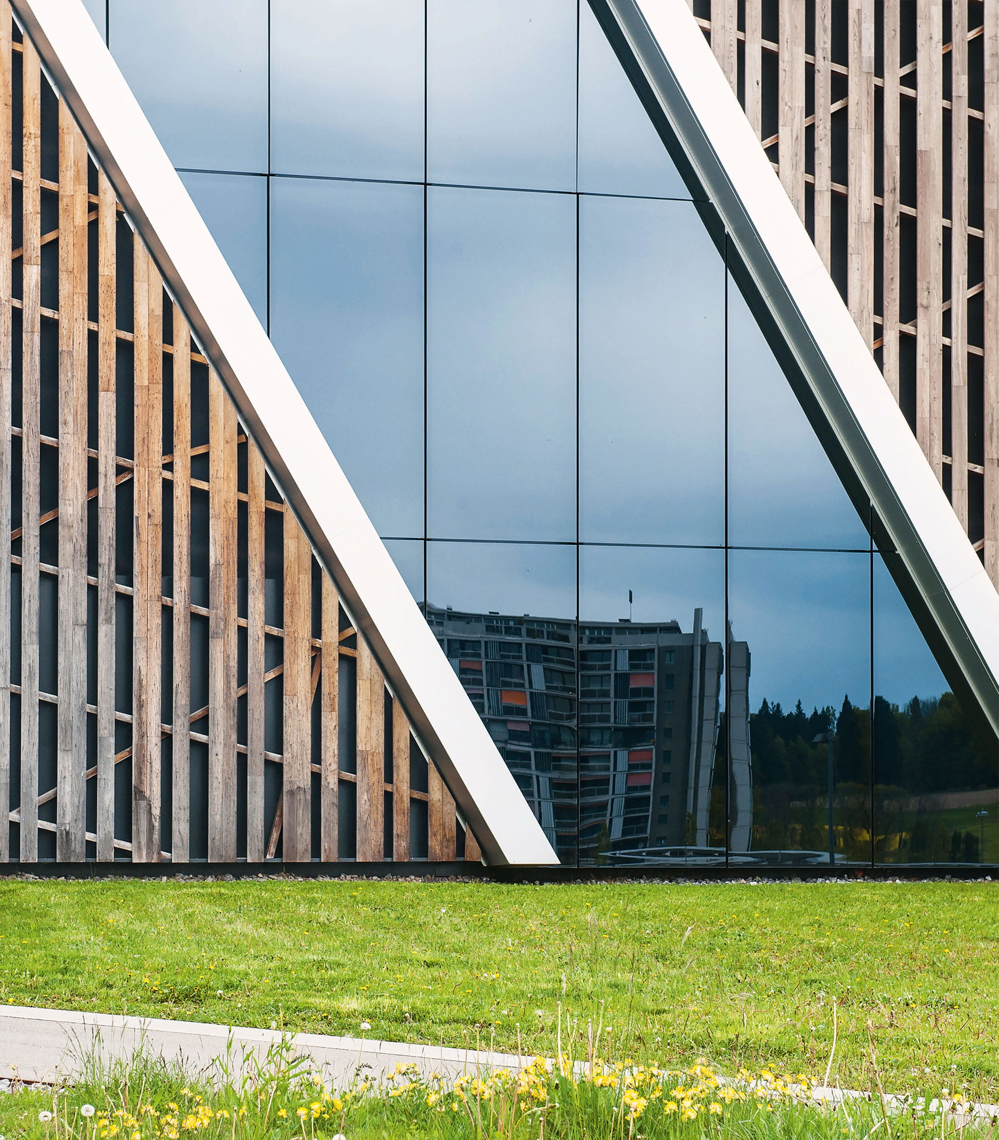 Aussteigen Westside Gebaeude