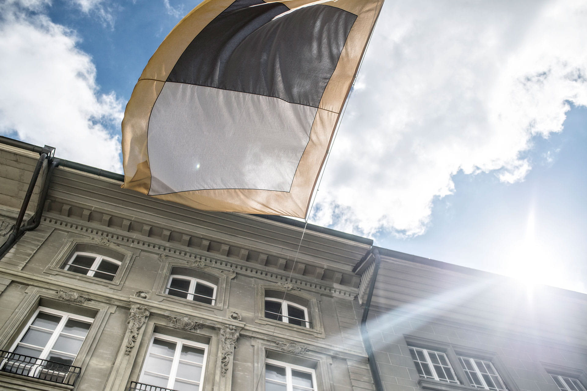 Aussteigen-in-Burgdorf-Fahne