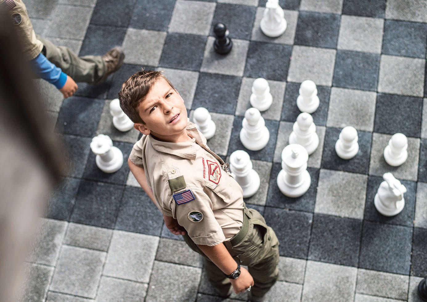 Fensterplatz-Pfadfinder-Schach