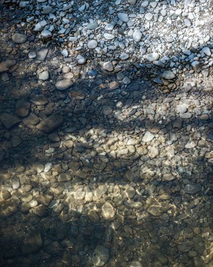 Aussteigen Schwarzwasser Steine