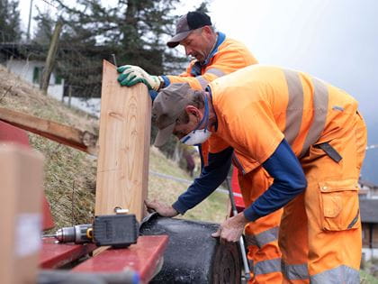 Facelift für einen Wanderweg Facelift für einen Wanderweg