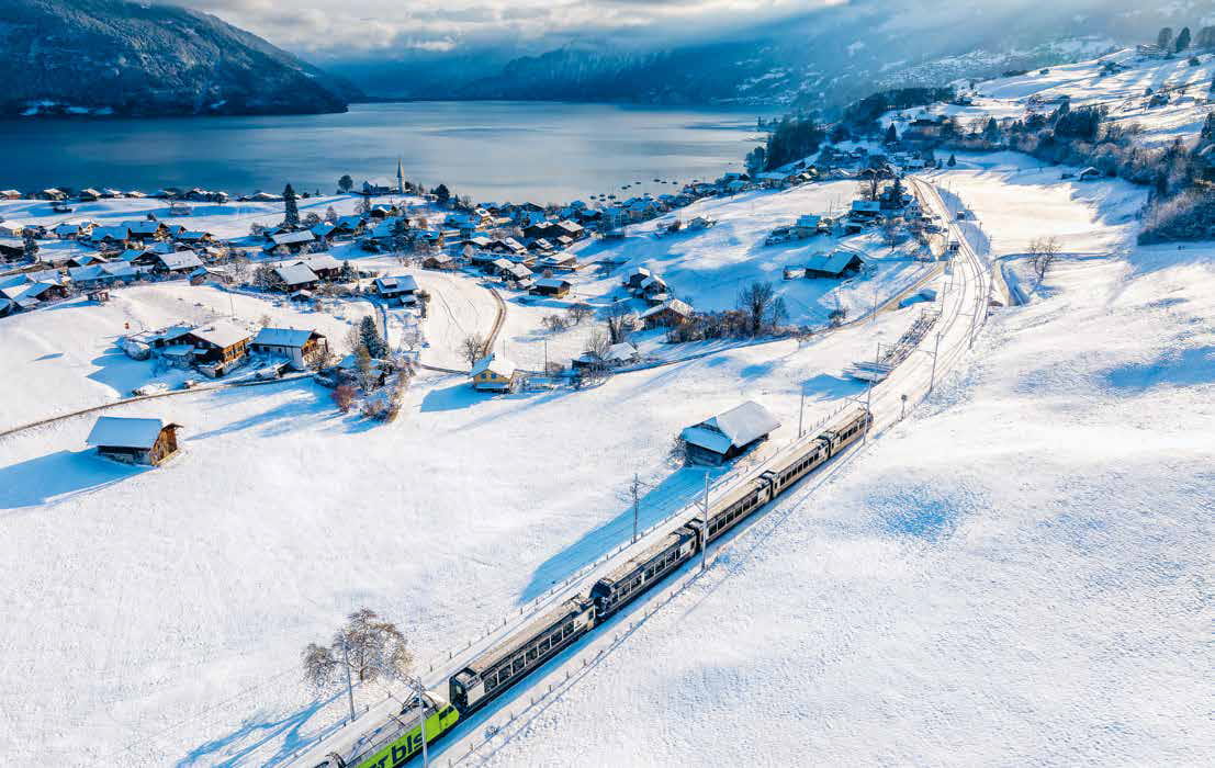 GoldenPass Express im Winter
