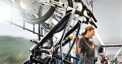 Für Velos, die Sie selbst verladen, lösen Sie ein Velobillett