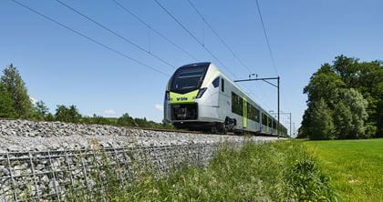 Der Zug MIKA unterwegs als PopUp-Zug Ostermundigen-Burgdorf Der Zug MIKA unterwegs als PopUp-Zug Ostermundigen-Burgdorf