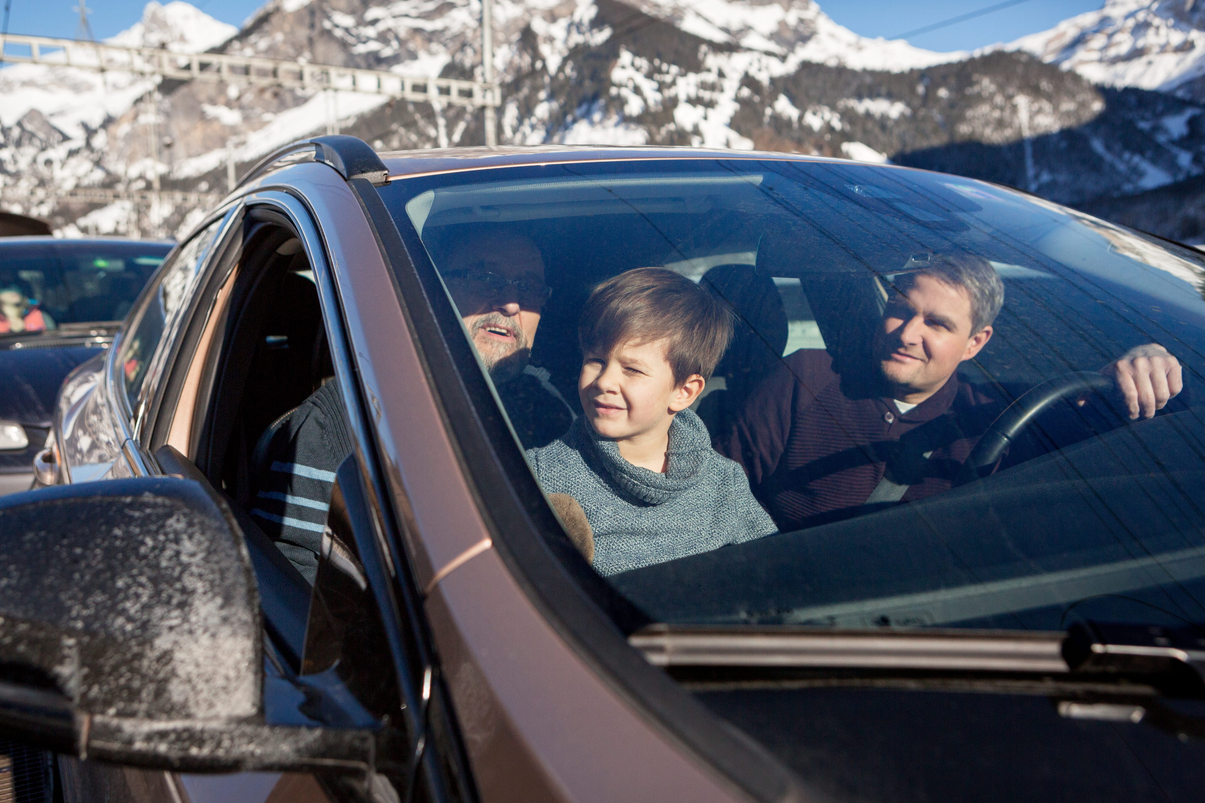 autoverlad familie winter