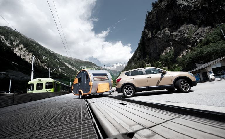 Autoverlad Wohnwagen