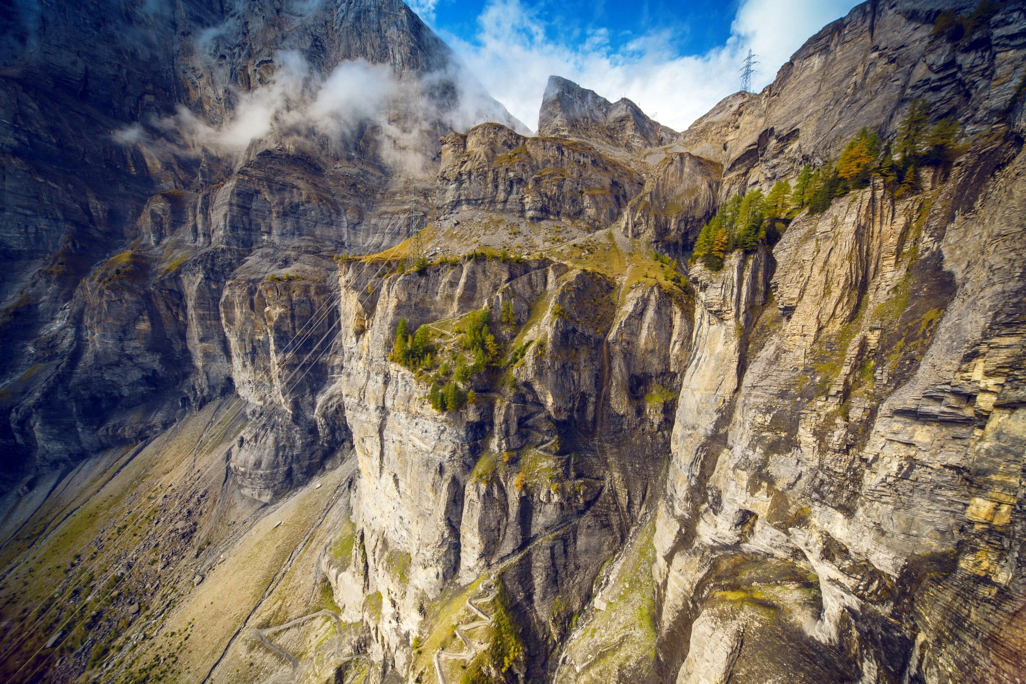 Wandern Gemmipfad, Leukerbad-Kandersteg