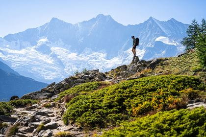 Wandern Saas Fee Mischabelmassiv