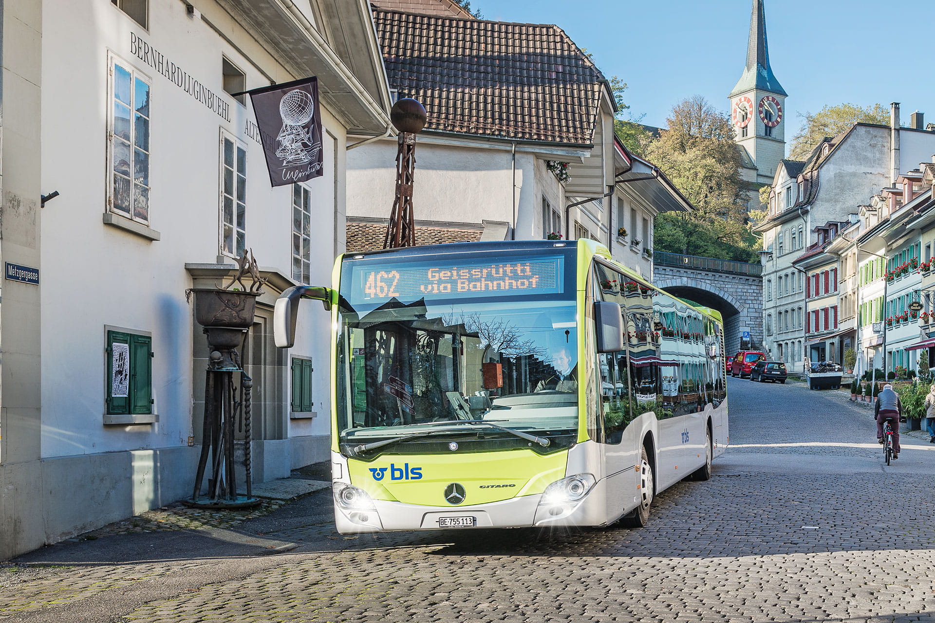 Unterwegs mit dem Bus Busland AG/BLS AG