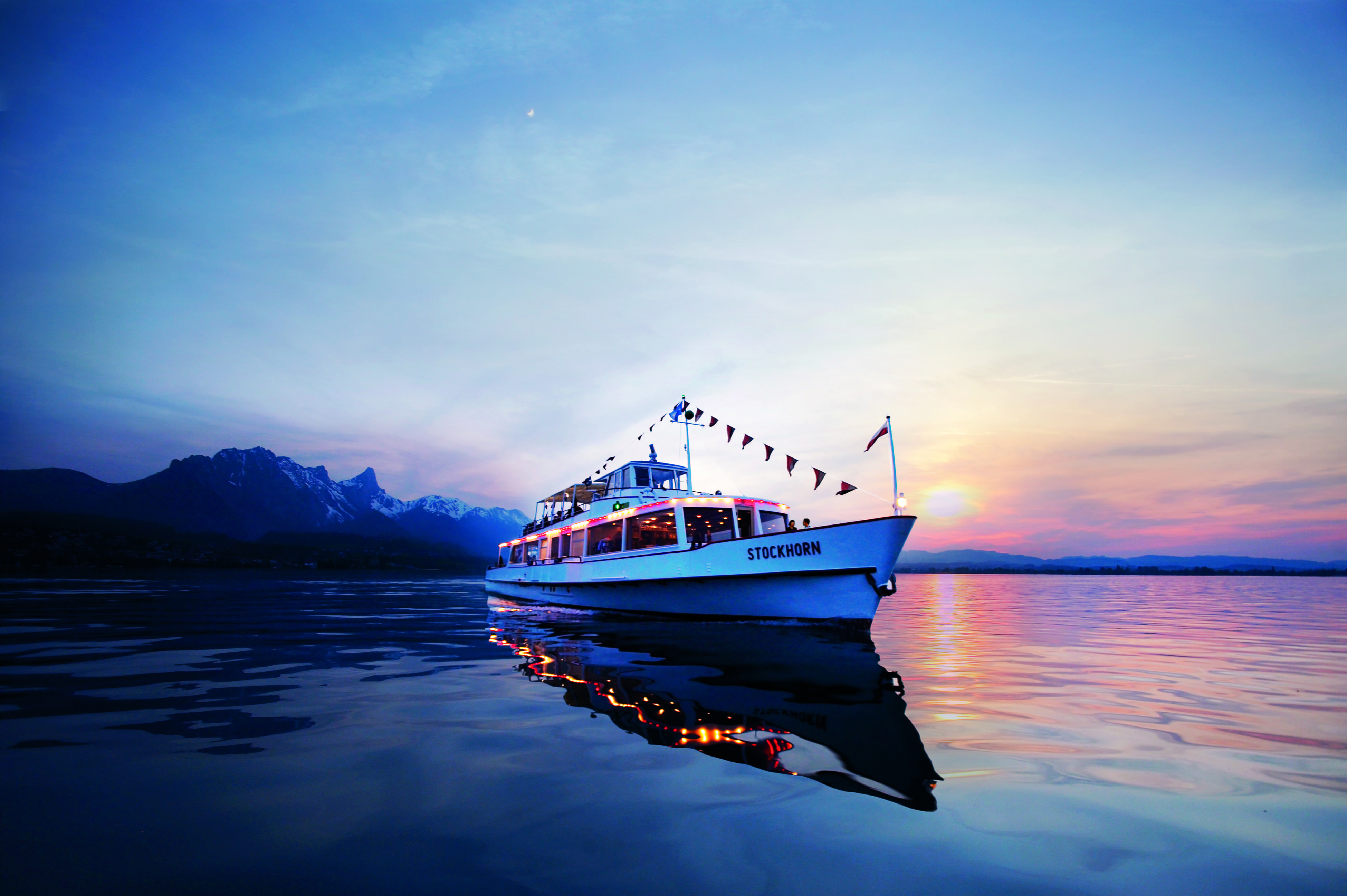 MS Stockhorn Sonnenuntergang