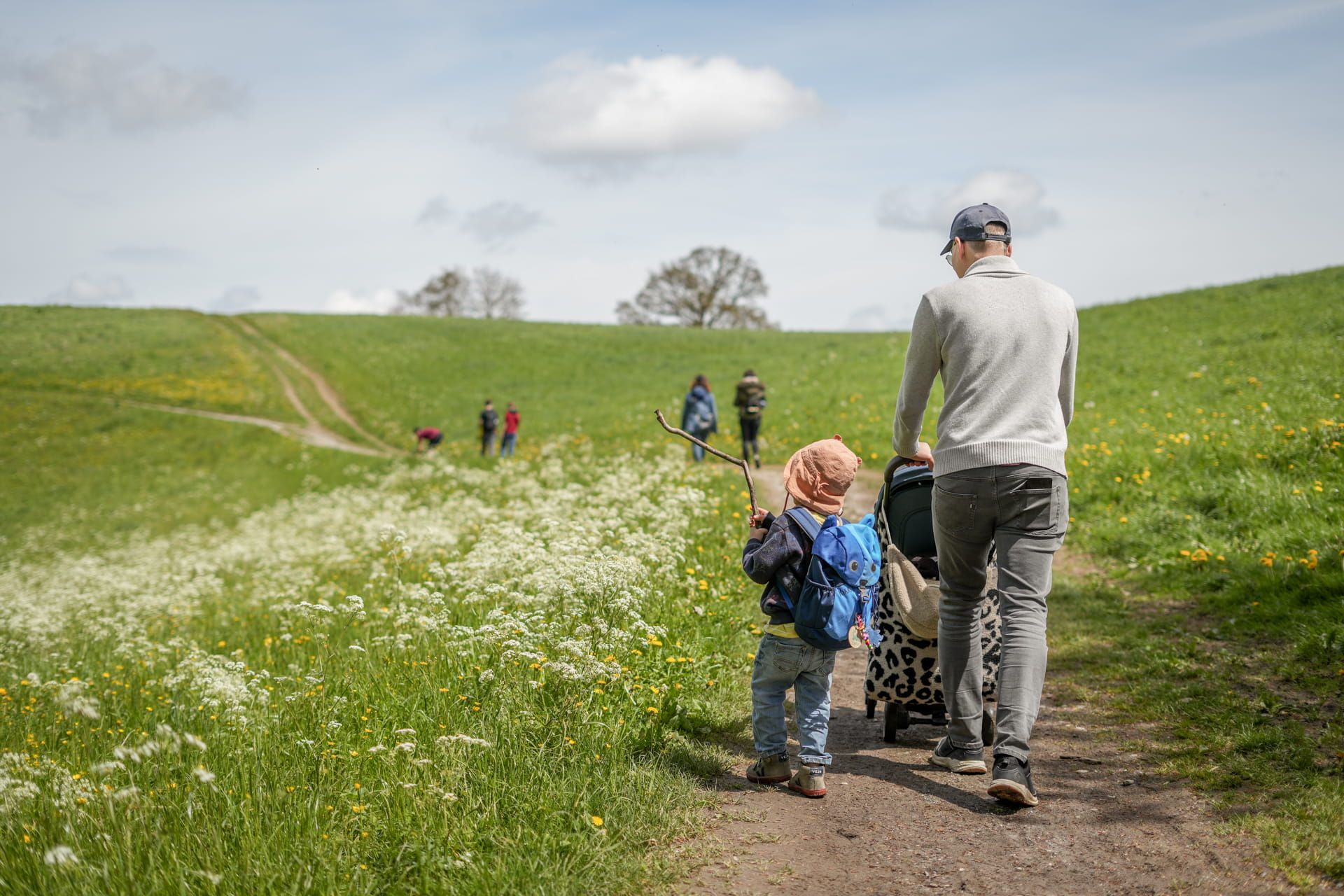 BLS Rätselweg Kehrsatz-Gurten: Familie unterwegs