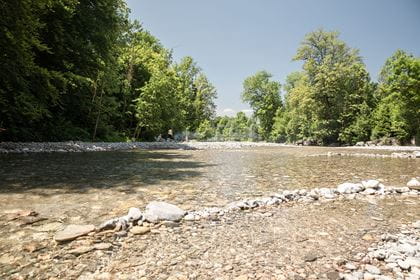 Staumauer bauen - Zulg Staumauer bauen - Zulg