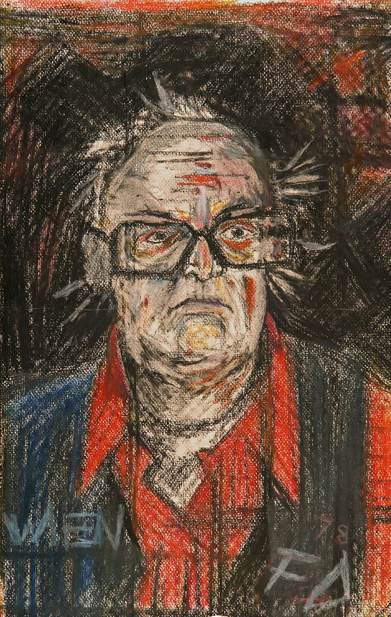 Selbstportrait Friedrich Dürrenmatt