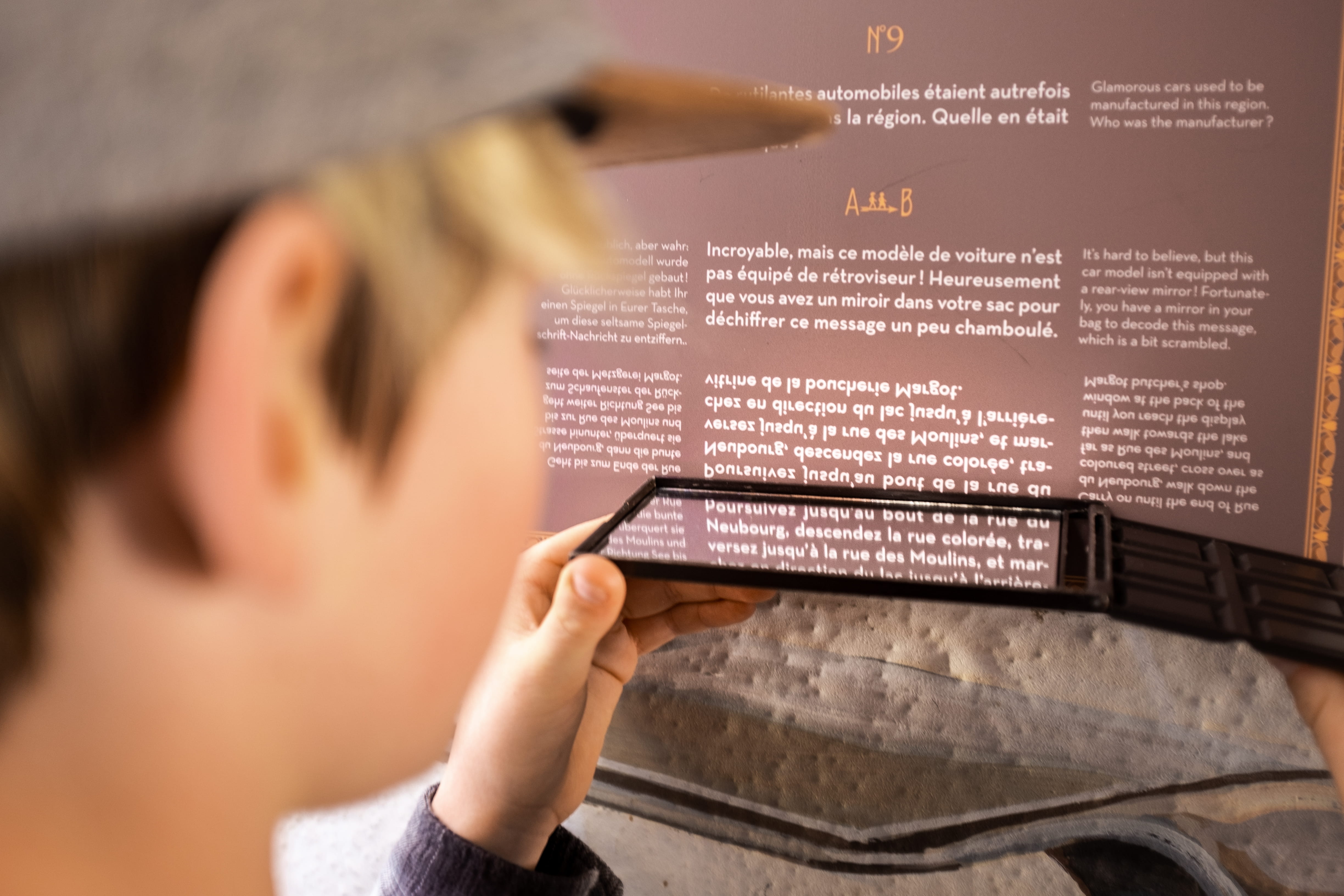 Schnitzeljagt Lusbuben Neuenburg Lupe