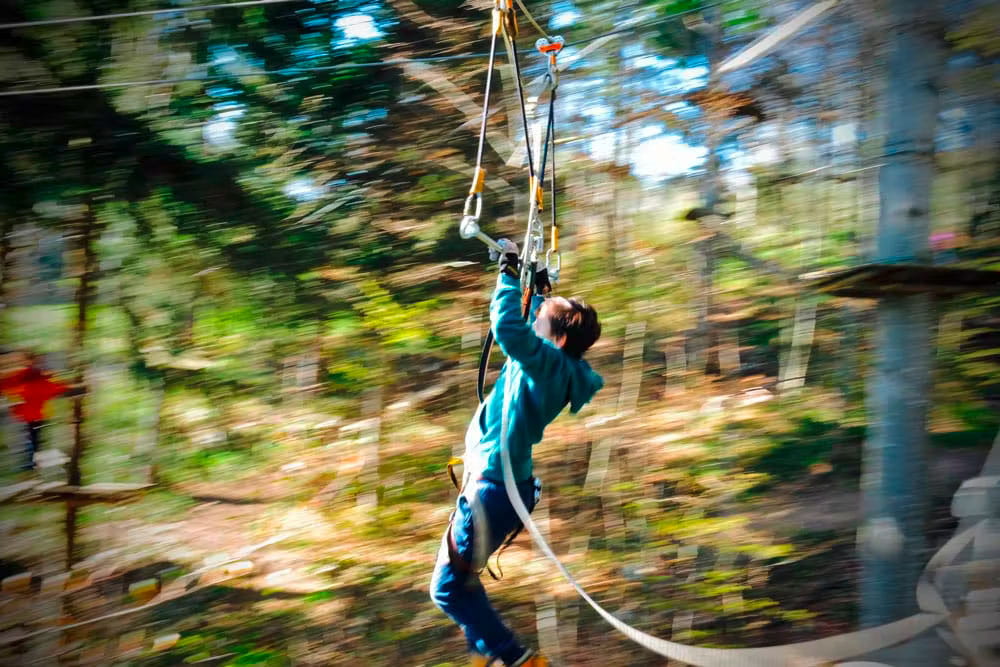 Kletterpark «Parc adventure Chaumont»
