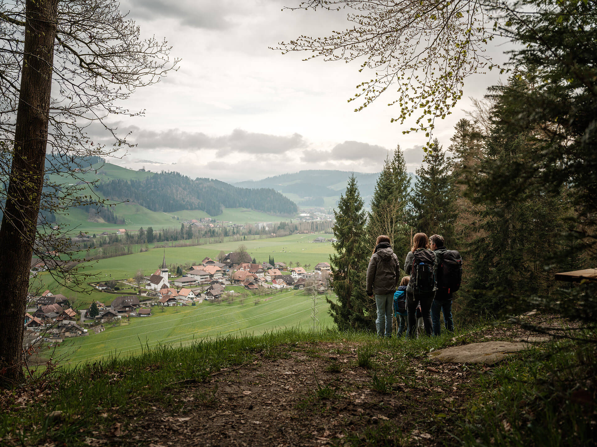 Freizeitpfad Emme Aussicht
