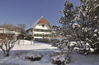 Gotthelf Zentrum- Das Pfarrhaus im Winter