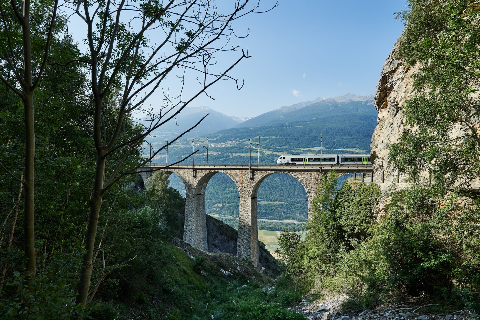 MIKA unterwegs entlang der Lötschberger-Südrampe