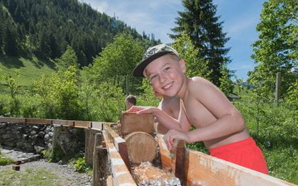 Wasserspielplatz Wasserlauf