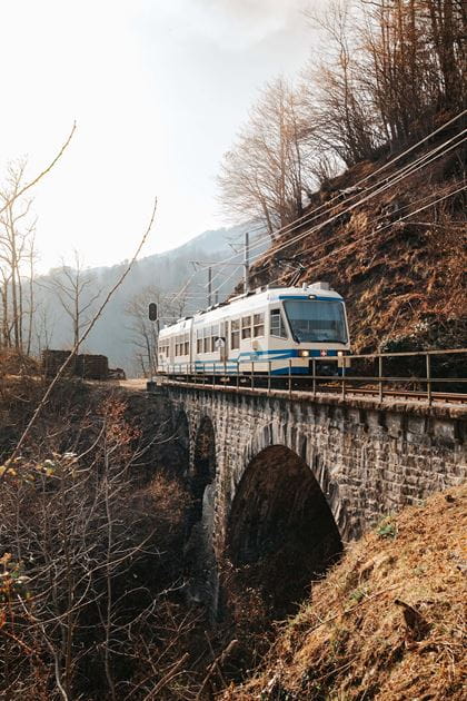 Centovalli Zug in der Natur