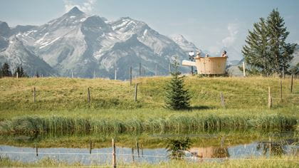 Gstaad Fondueland Caquelon Sommer