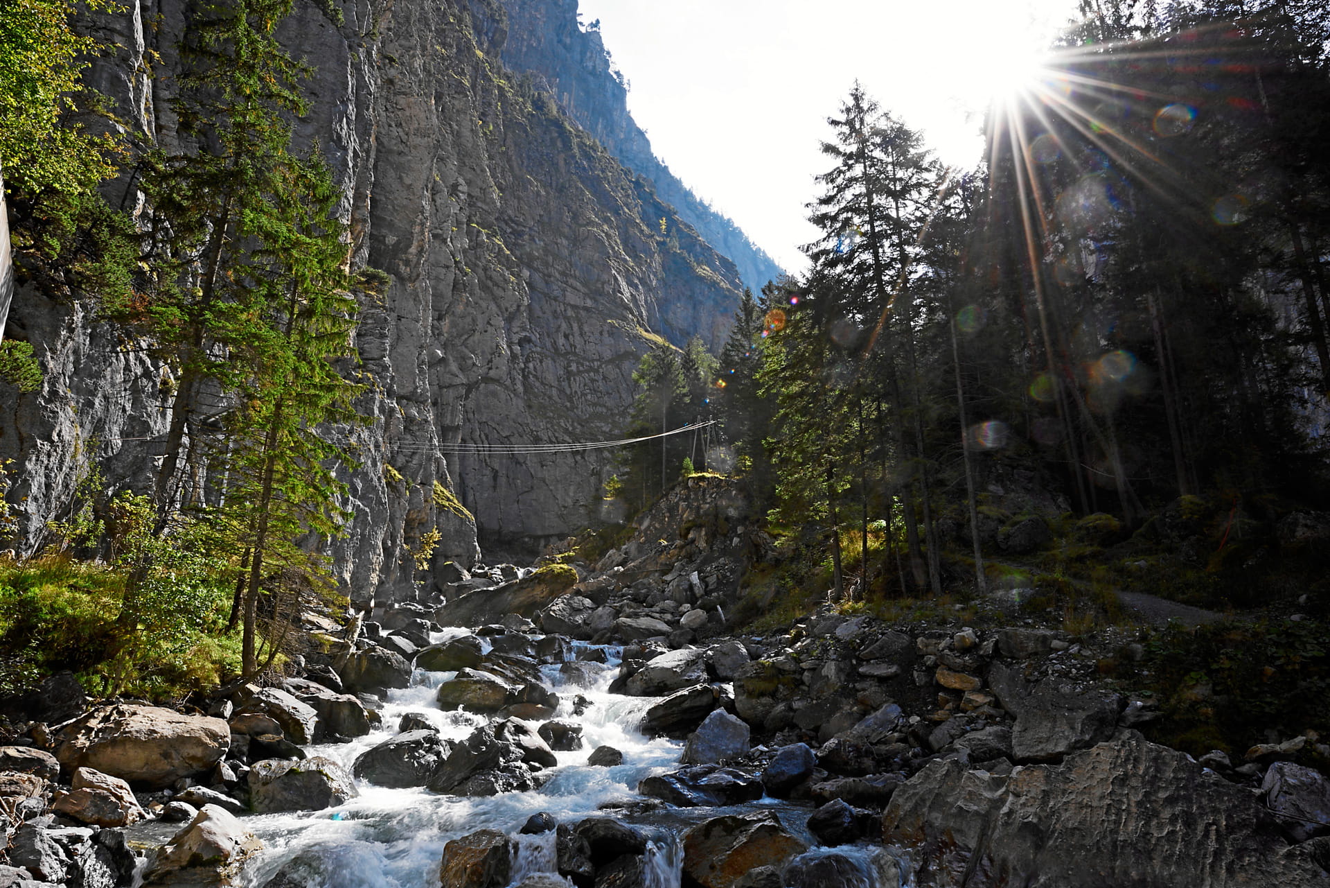 Wildbach im Gasterntal bei Kandersteg
