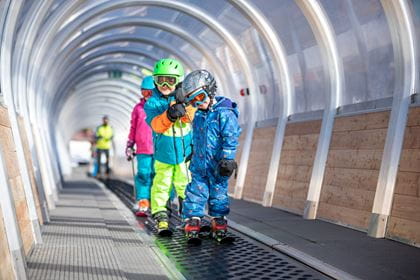 Lenk Bergbahnen Kinder Skilift Winter