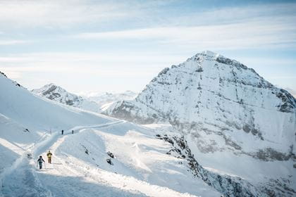 Hochalpine Schneeschuhtour Hockenhorngrat–Lötschenpass