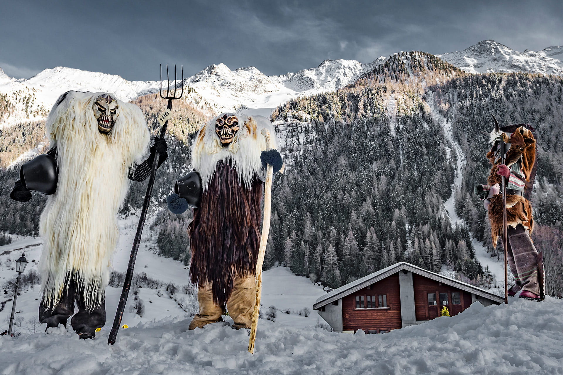 Tschäggättä - lebendiges Brauchtum im Lötschental