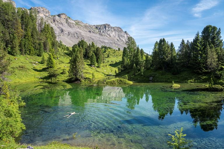 Kandersteg Sunnbüel Arvenseeli Wanderung