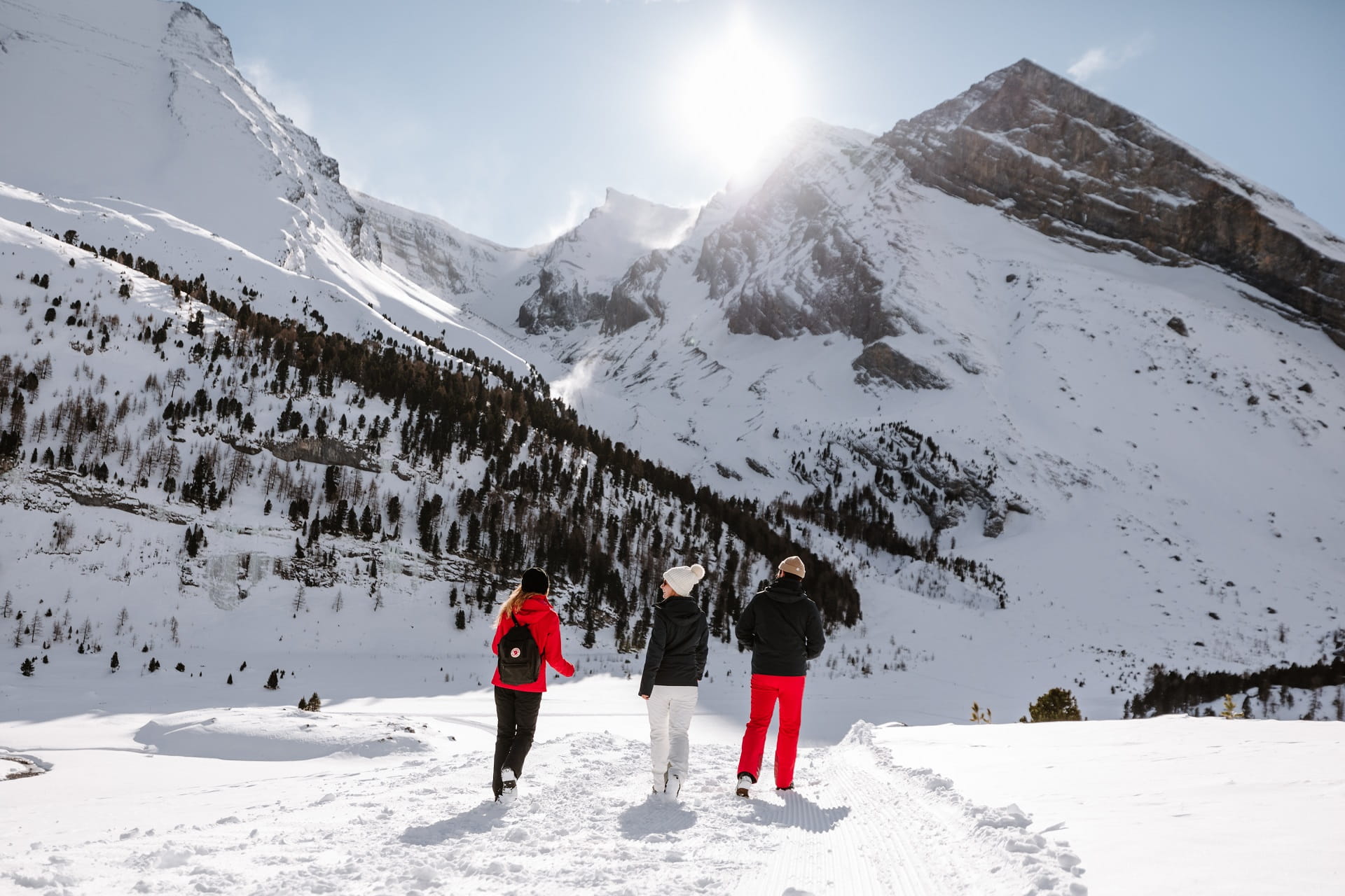 Winterwandern auf dem Gemmipass