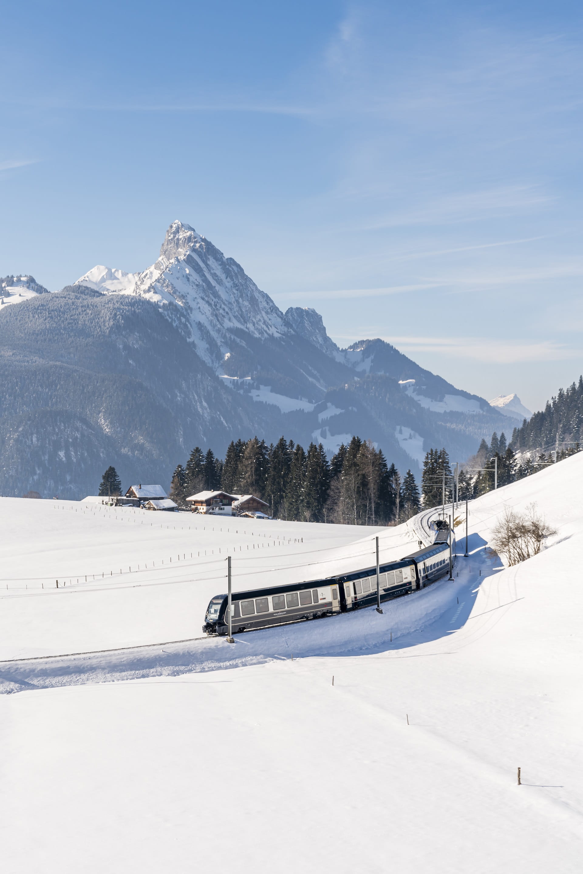 GoldenPass Express im Winter