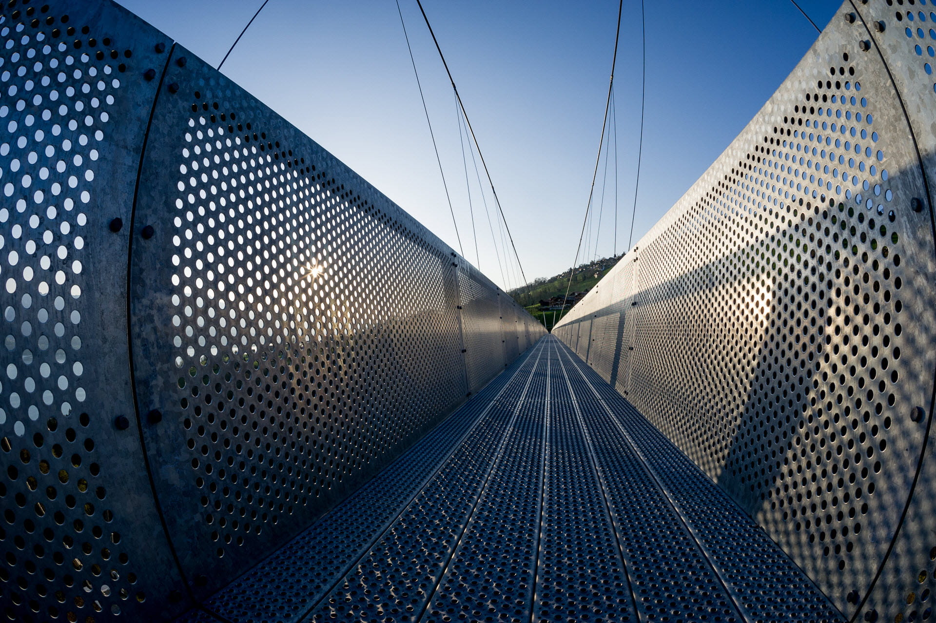 Blick durch die Brücke Sigriswil