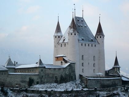 Schloss Thun im Winter