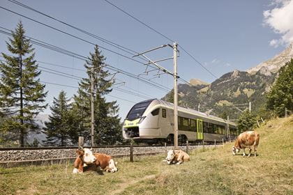 MIKA-Zug auf der Lötschberg Nordrampe