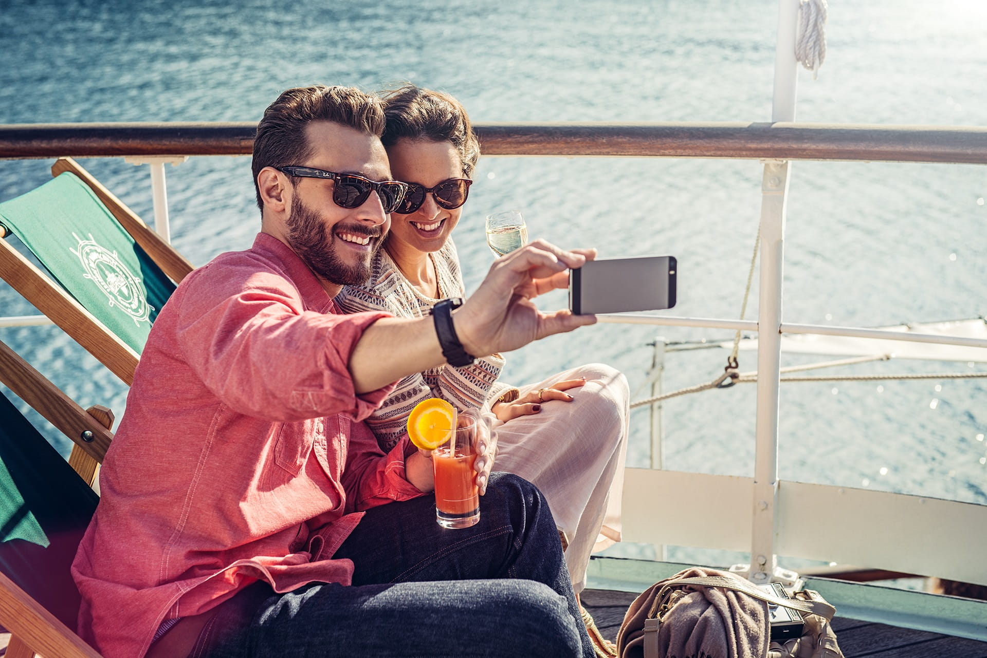 Ein Selfie auf dem See