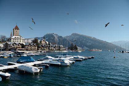 Die Bucht von Spiez