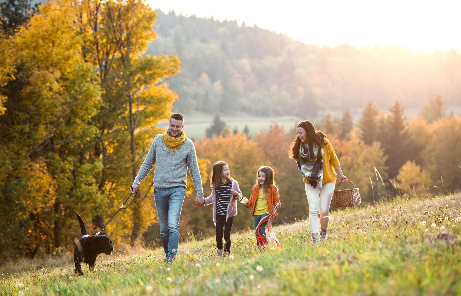 Herbstausflug mit der Familie
