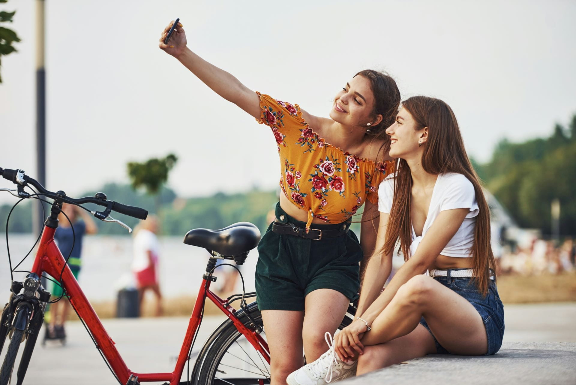 Ausflug mit dem Fahrrad