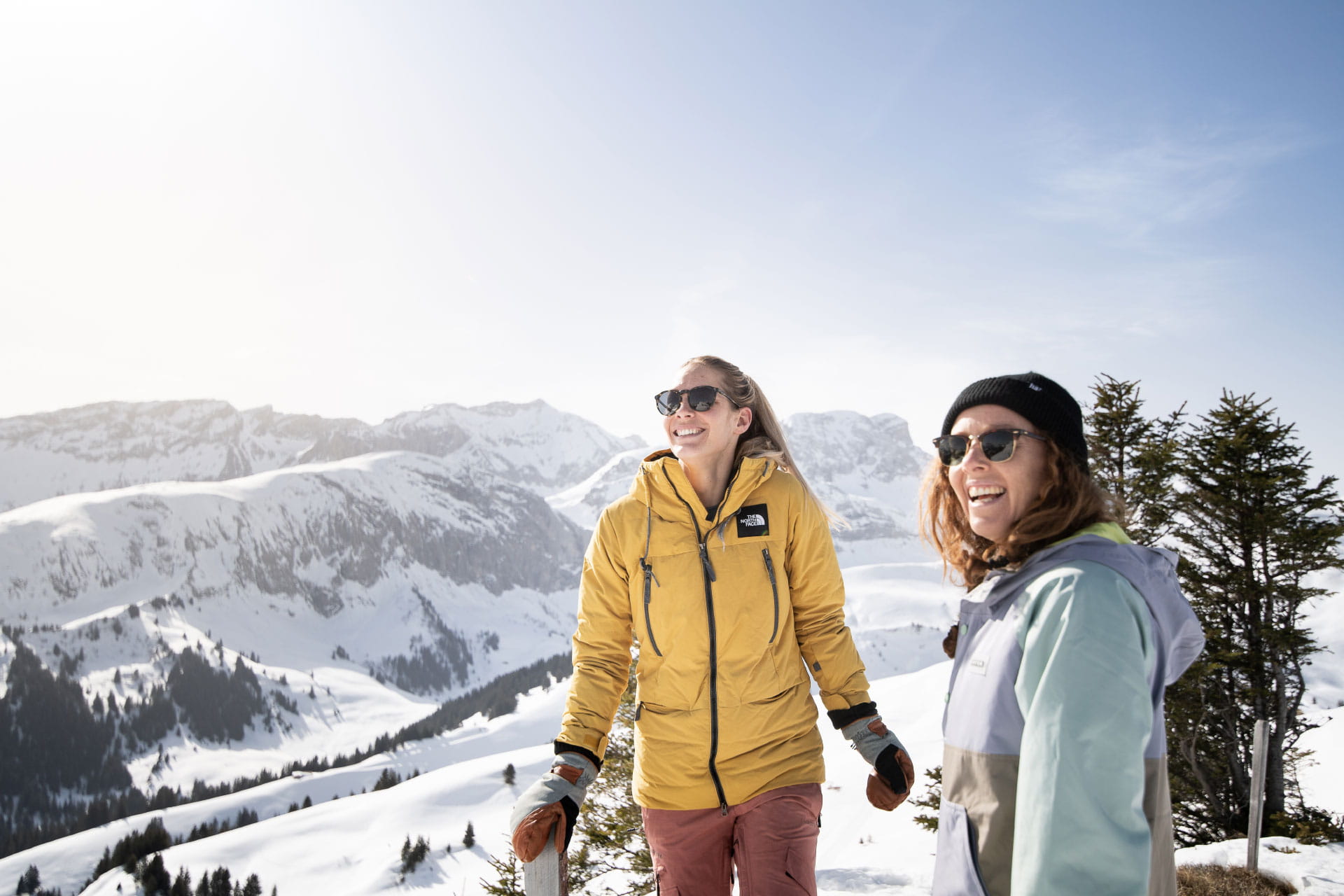 Schneespass auf der Lauchernalp