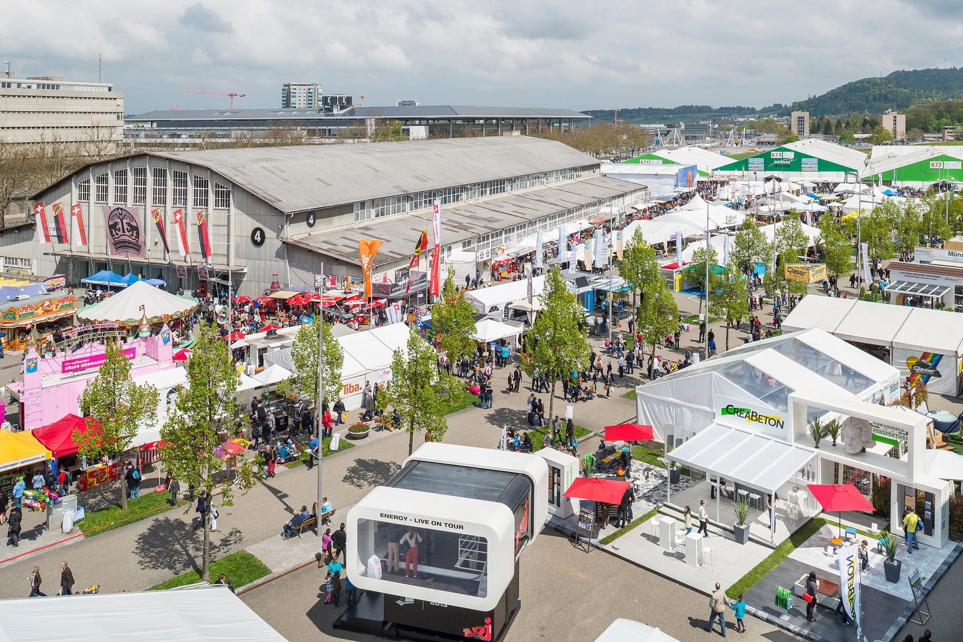 Das BERNEXPO-Gelände wird zum grössten Shoppingparadies der Schweiz: tierisch viel von allem.