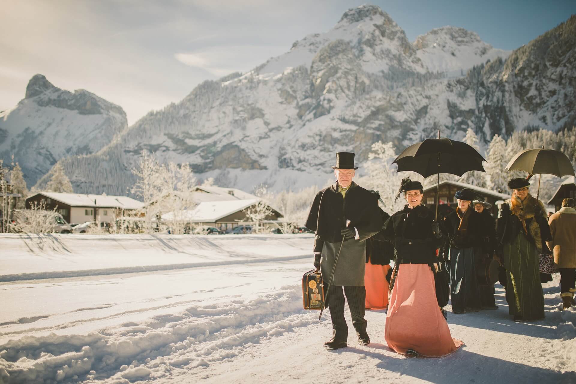 Belle Epoque in Kandersteg to the event by train