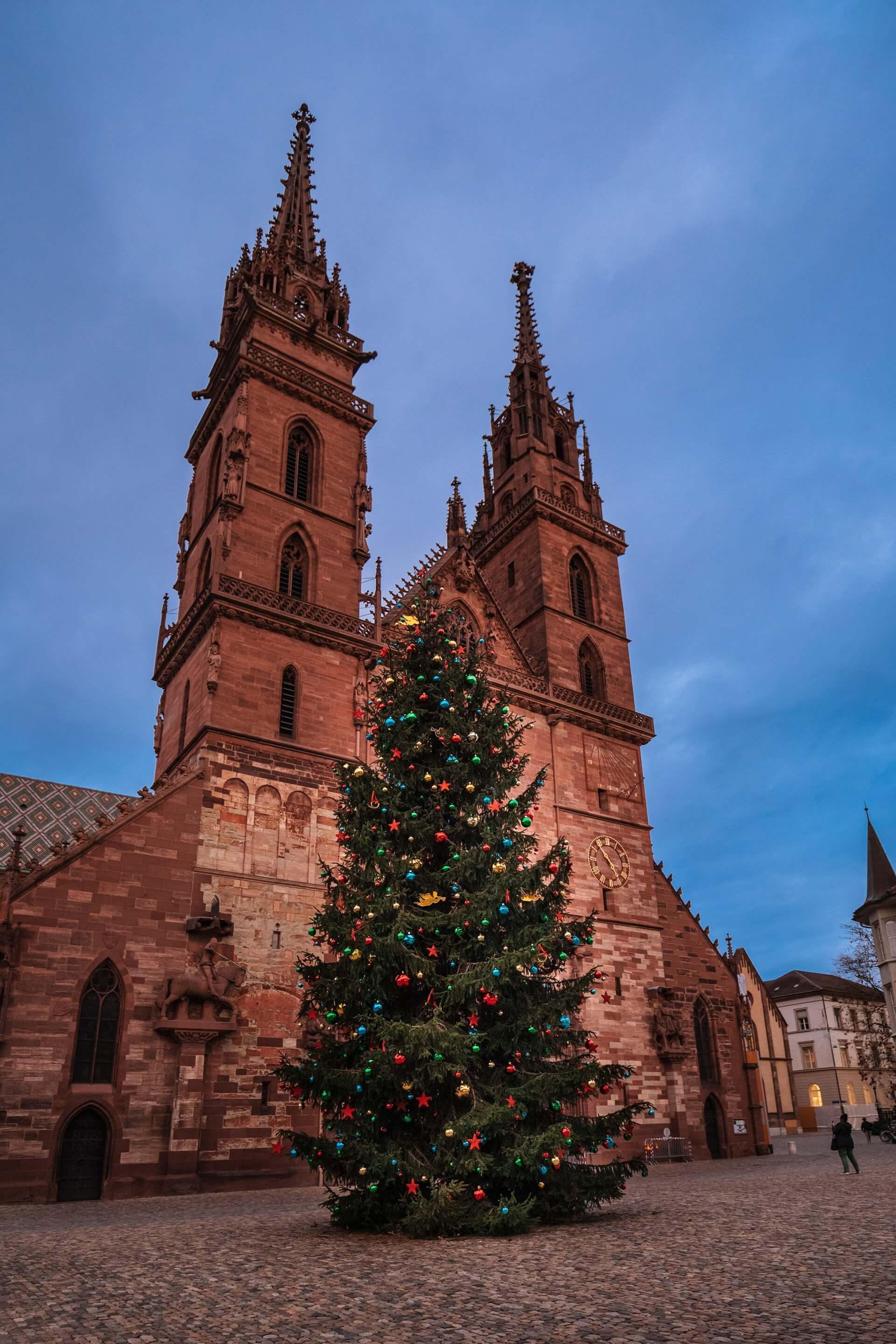 Weihnachtsbaum auf dem Münsterplatz