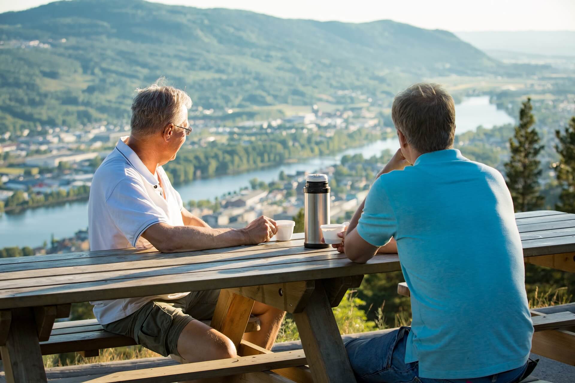 Oslofjord Blick auf Drammen