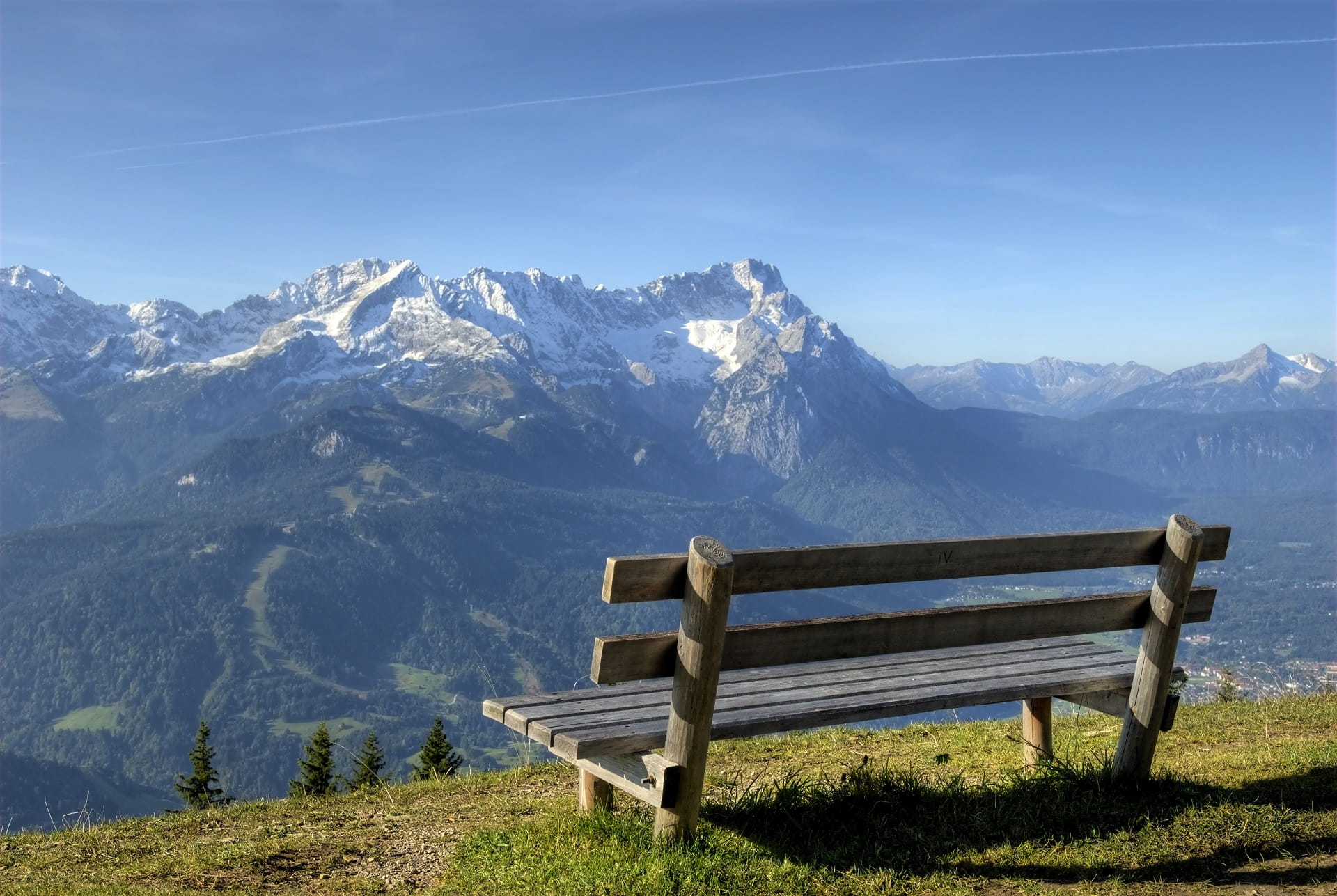 Zugspitze Aussichtsbank