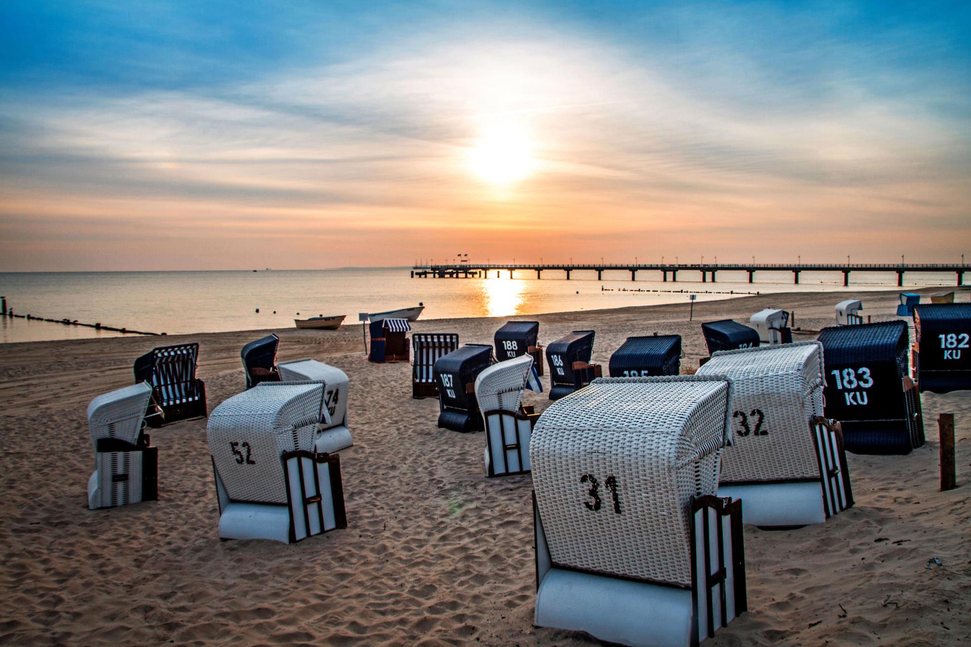 Ostsee Strandkörbe
