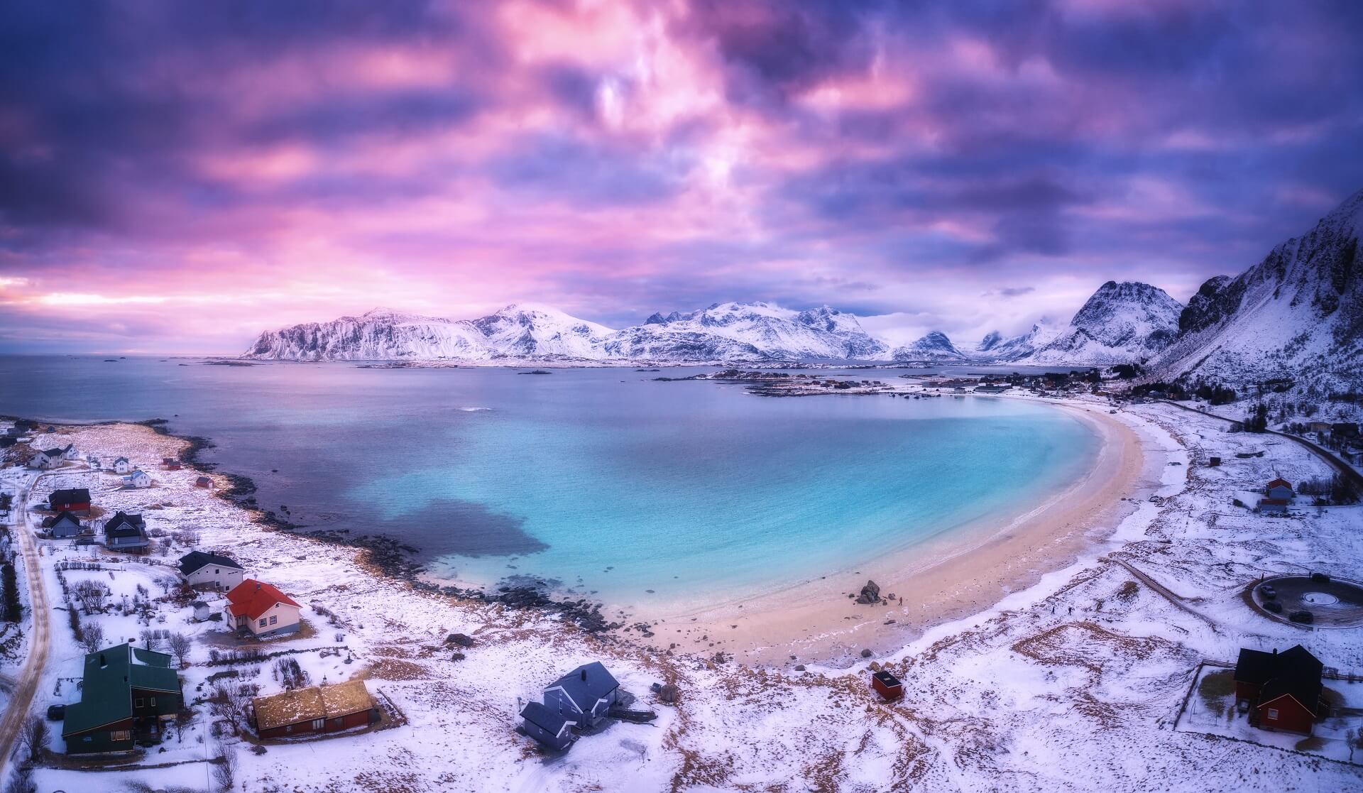Lofoten Winter Strand