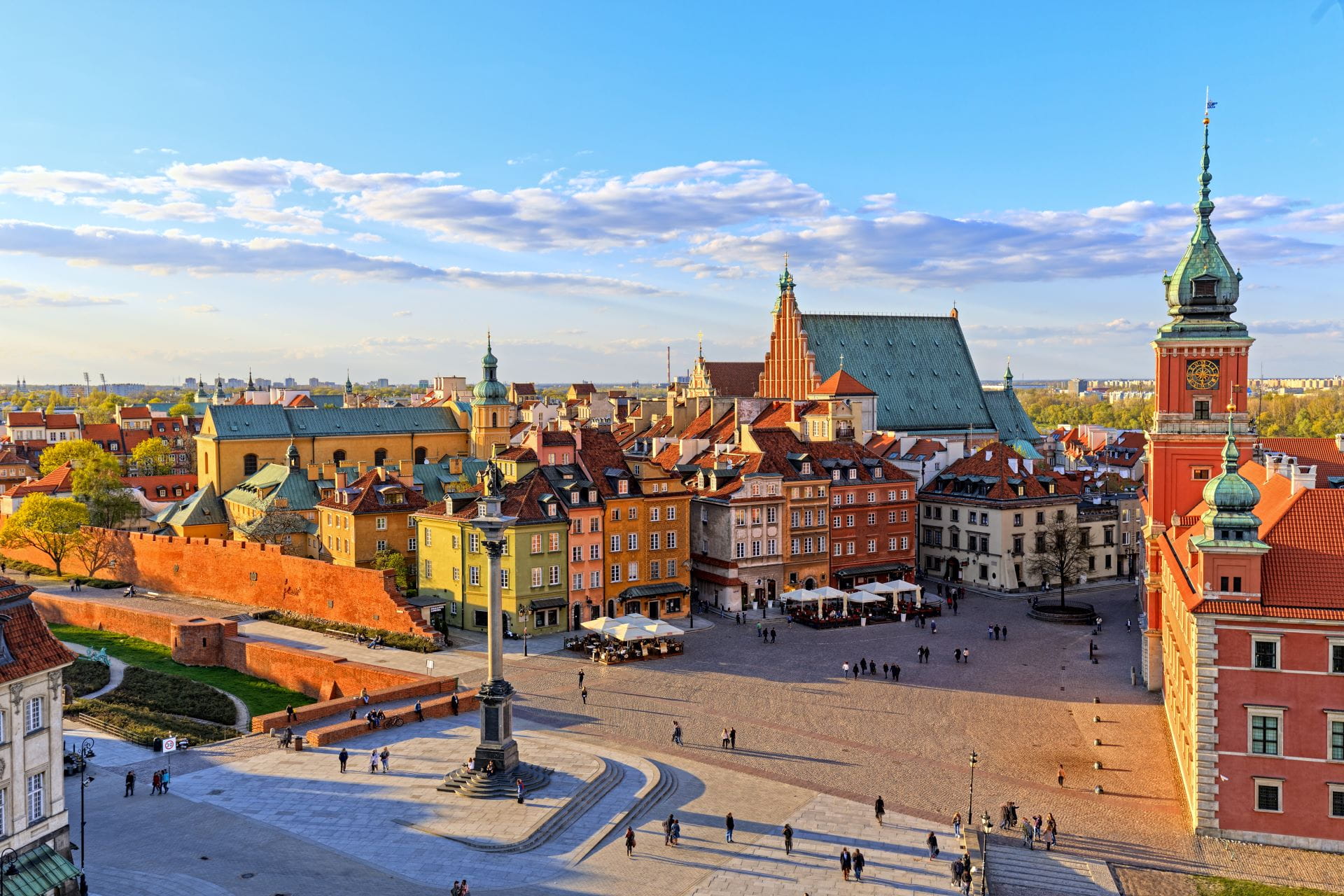 Stadt Warschau in Polen