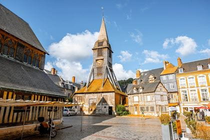 Frankreich Holzkirche in Honfleur
